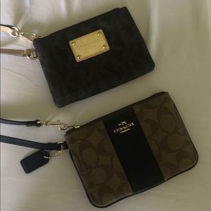 Michael Kors & Coach Wristlet Set